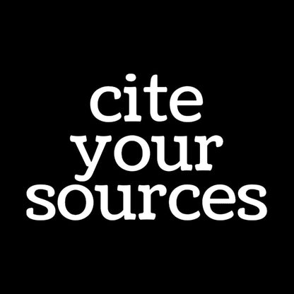 Cite Your Sources Geek T-Shirt