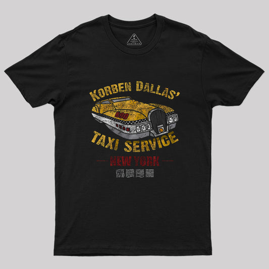 Korben Dallas' Taxi Service Geek T-Shirt