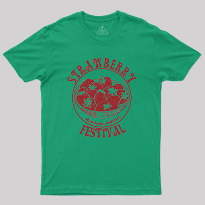 Strawberry Festival Nerd T-Shirt