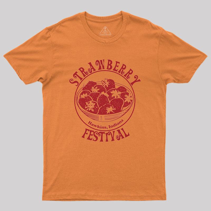 Strawberry Festival Nerd T-Shirt