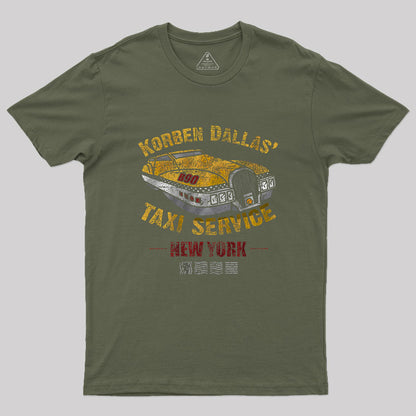 Korben Dallas' Taxi Service Geek T-Shirt