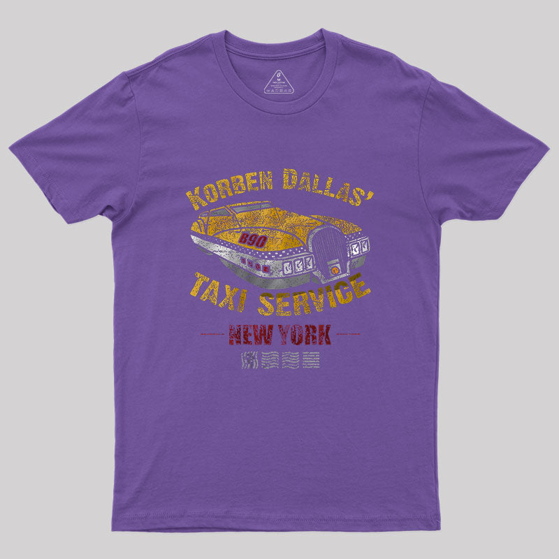 Korben Dallas' Taxi Service Geek T-Shirt