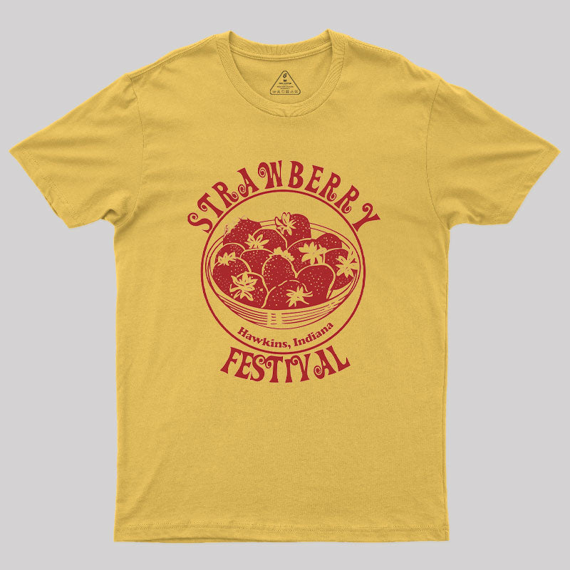 Strawberry Festival Nerd T-Shirt