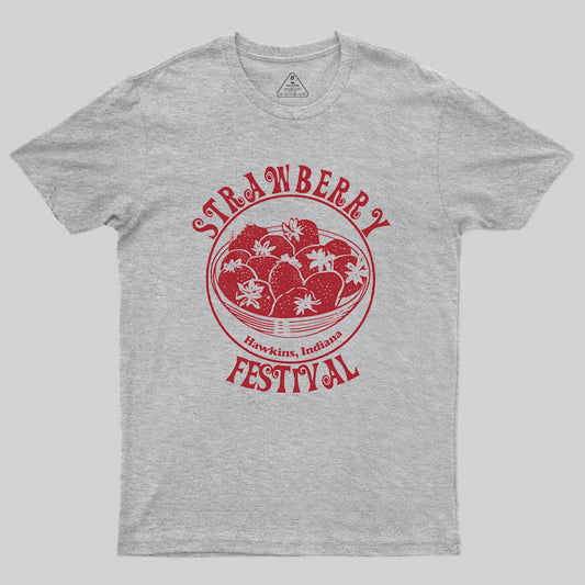 Strawberry Festival Nerd T-Shirt