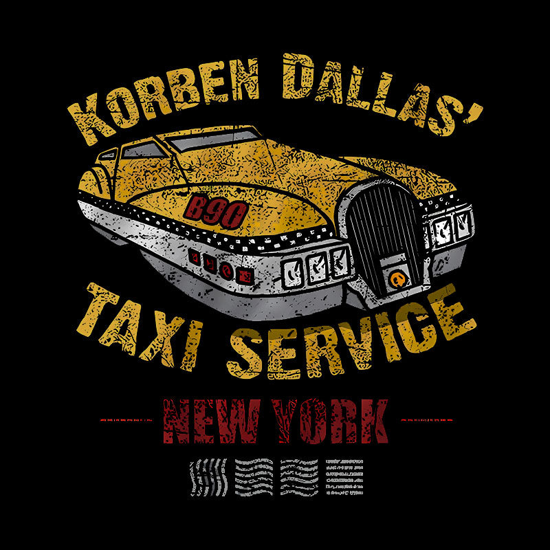 Korben Dallas' Taxi Service Geek T-Shirt