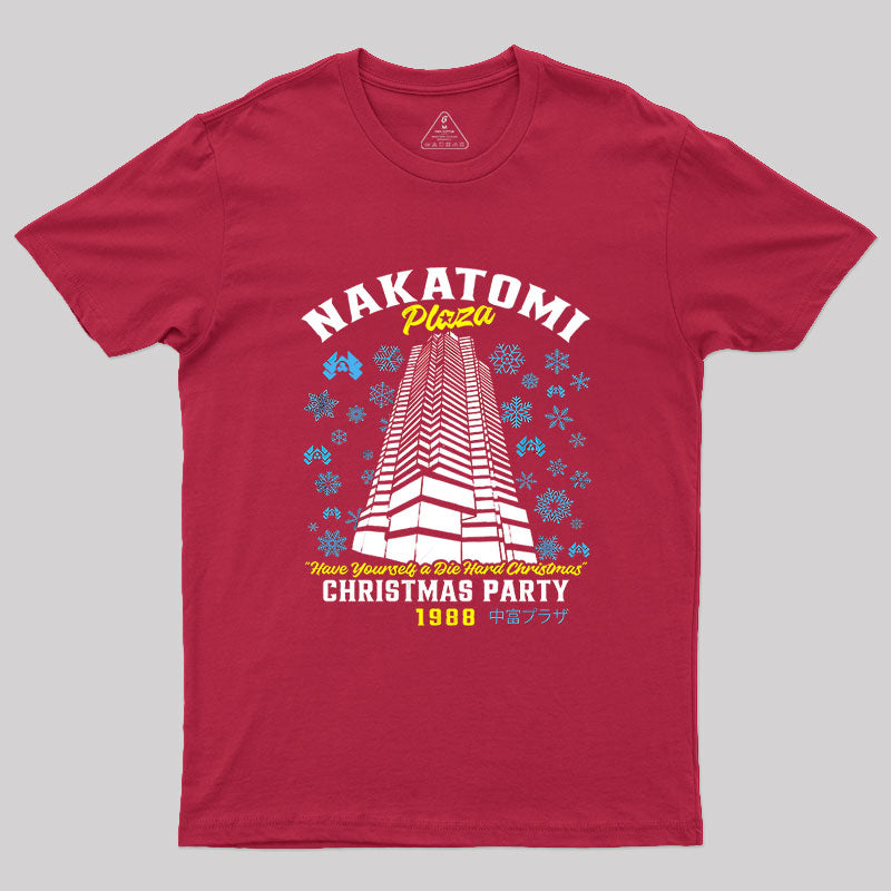 Christmas Nakatomi Building Die Hard Geek T-Shirt