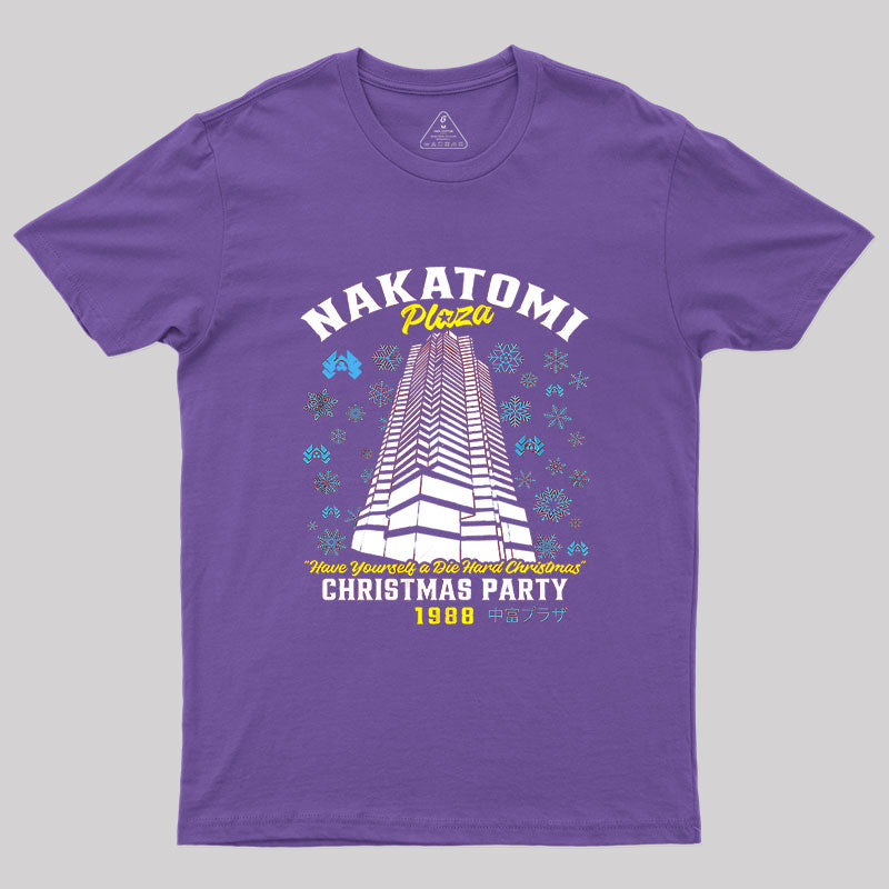 Christmas Nakatomi Building Die Hard Geek T-Shirt