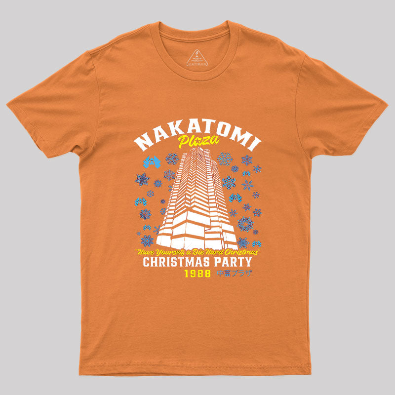 Christmas Nakatomi Building Die Hard Geek T-Shirt