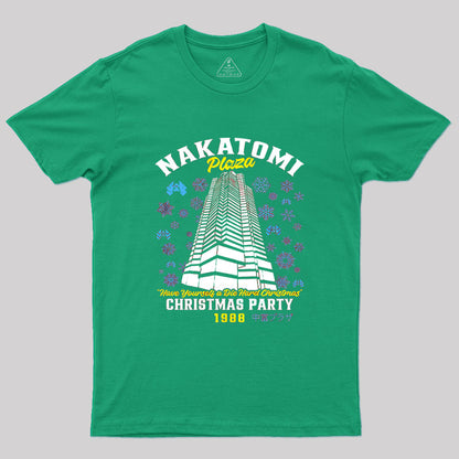 Christmas Nakatomi Building Die Hard Geek T-Shirt