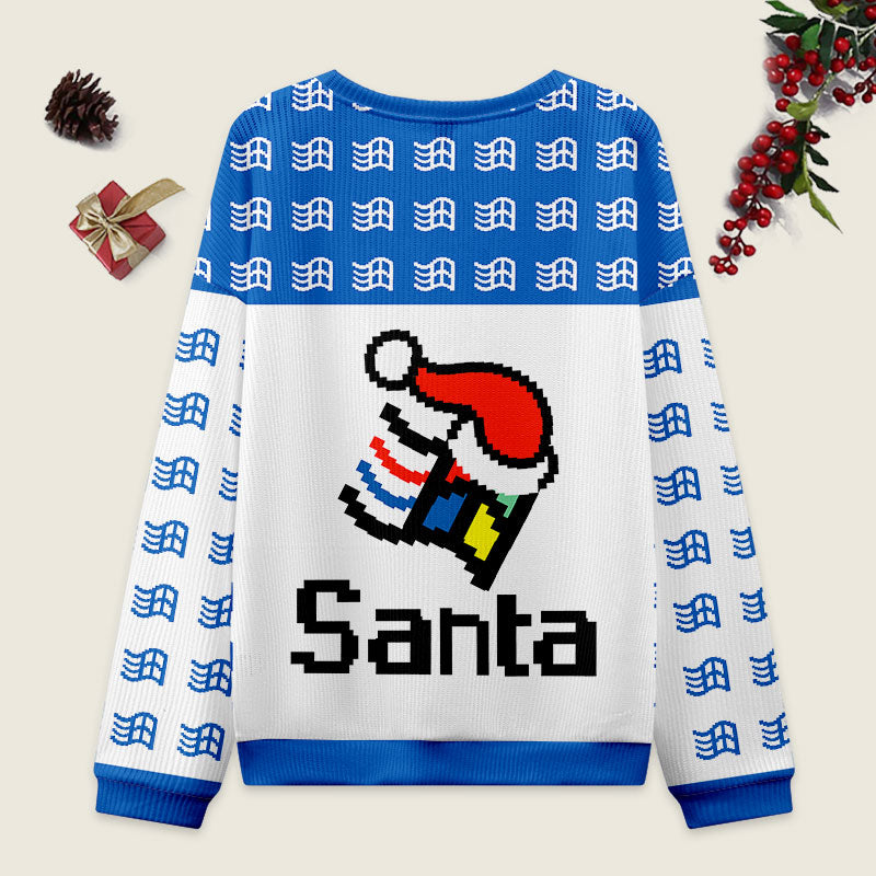 Micro Santa Ugly Christmas Sweater