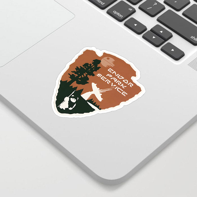 Endor Park Service Geek Sticker