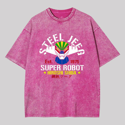 The 3rd Super Robot Geek Washed T-shirt