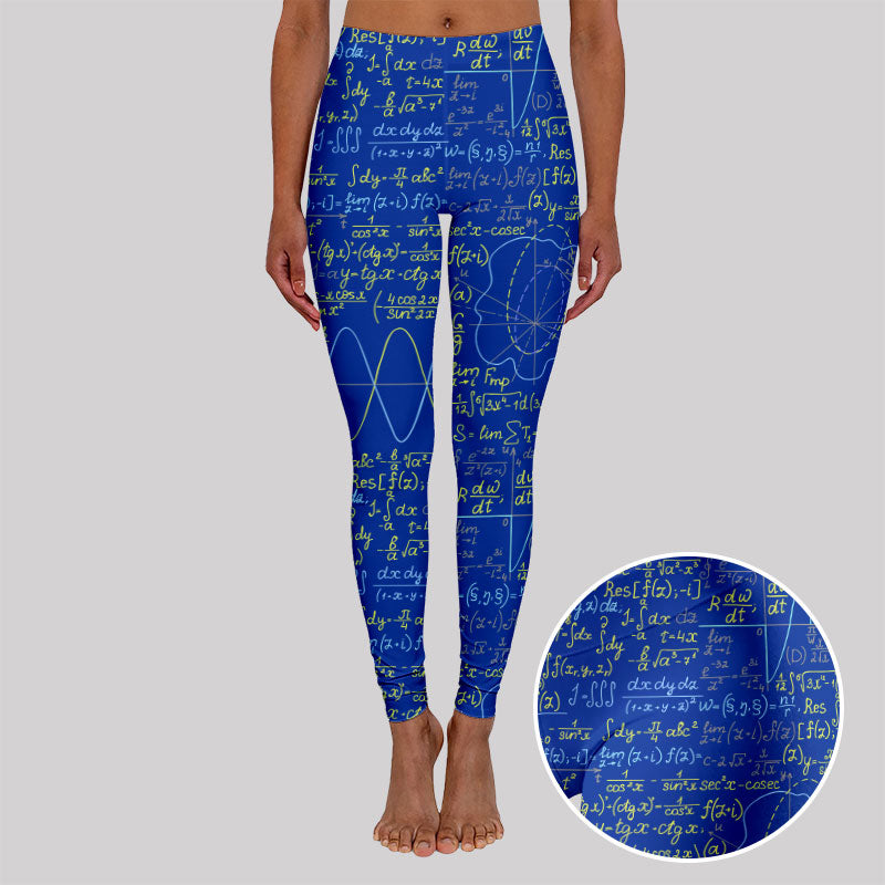 Math Function Curve Geek Leggings