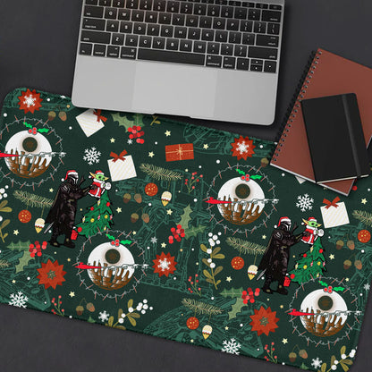 Christmas Star Wars Master Yoda Geek Mouse Pad