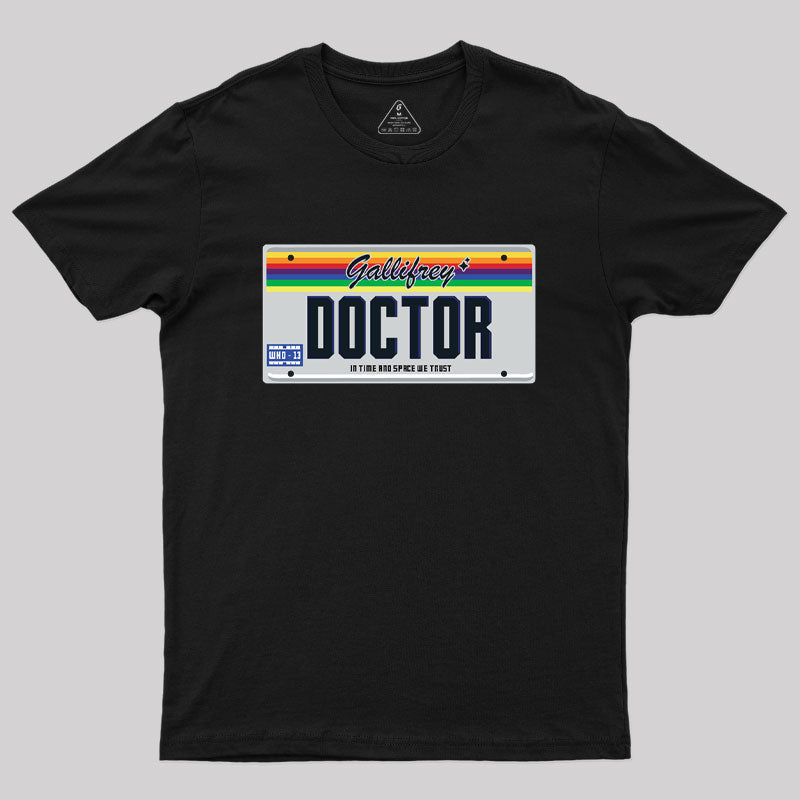 TARDIS and Registration T-Shirt