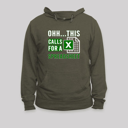 Oooh this Calls for a Spreadsheet Hoodie