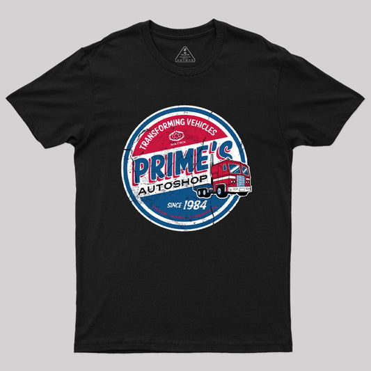 Prime's Autoshop T-Shirt