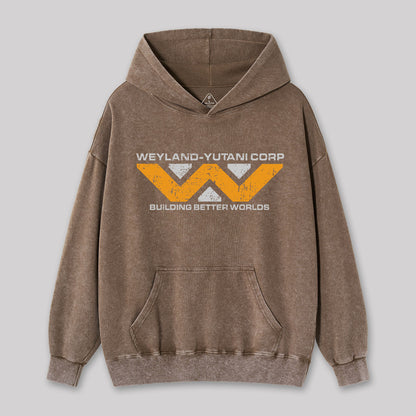 Weyland yutani Corp Washed Hoodie