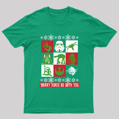 Merry Force Be With You T-Shirt