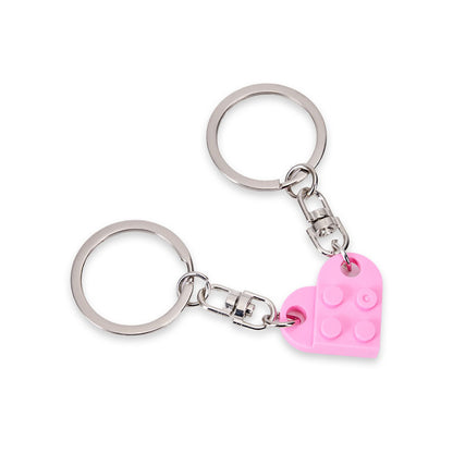 Building Blocks Love Keychain