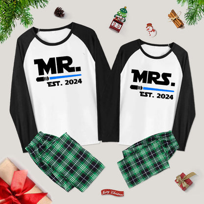 Mr and Mrs Couple Pajama Sets