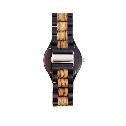 Personalized Science Si-Fi Vintage Analog Quartz Wooden Strap Watch