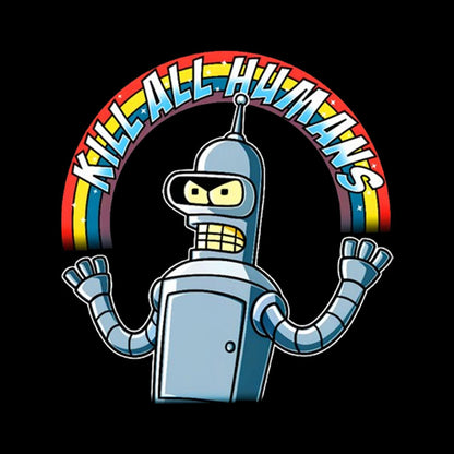 Shiny Metal Robot Geek T-Shirt