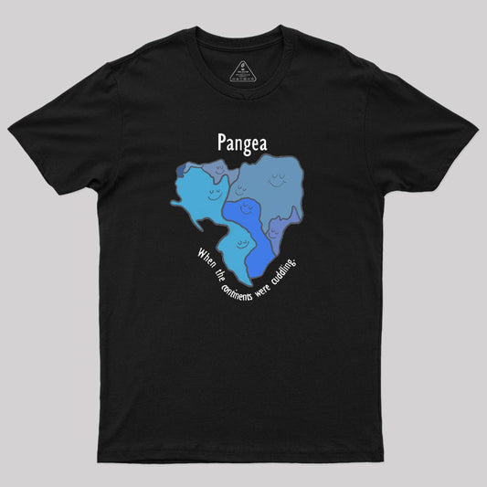 Pangea Continents Cuddling T-Shirt