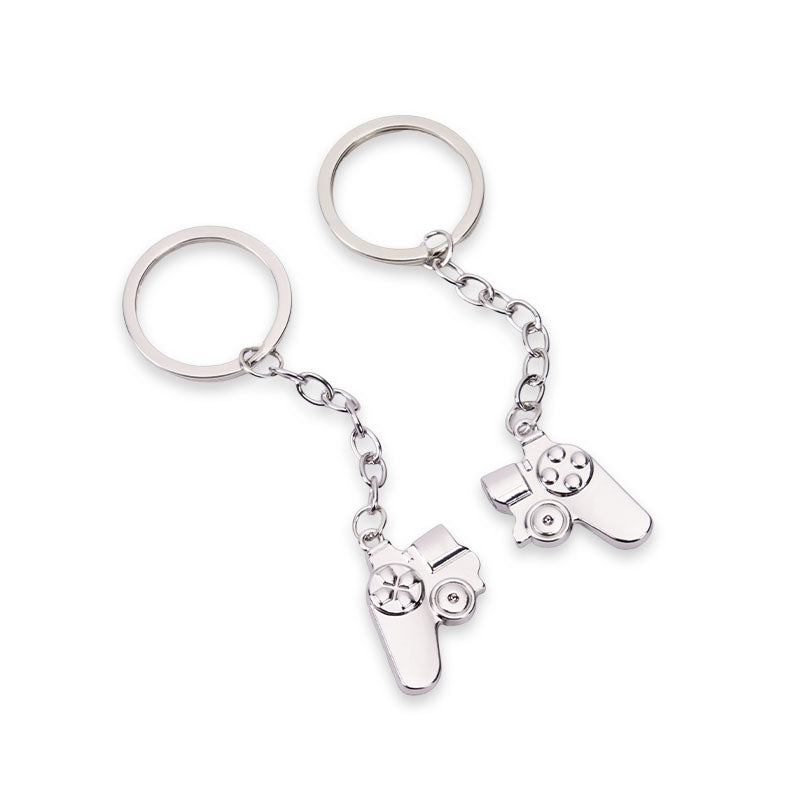 Gamepad Stainless Steel Spliced Keychain