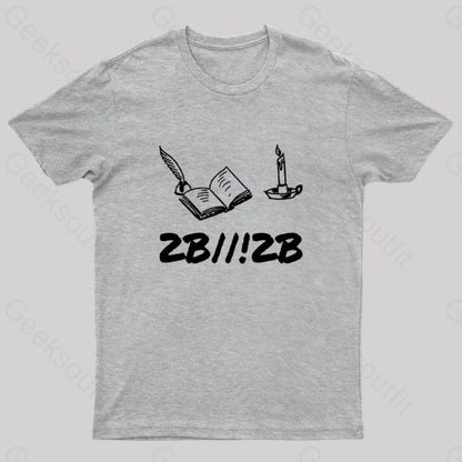 2B||!2B Nerd T-Shirt Grey / S