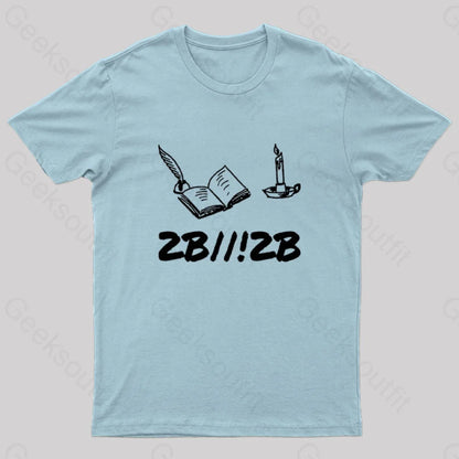 2B||!2B Nerd T-Shirt Light Blue / S