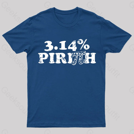 3.14% Pirish Geek T-Shirt Navy / S