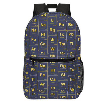 Chemical Elements Navy Geek Backpack