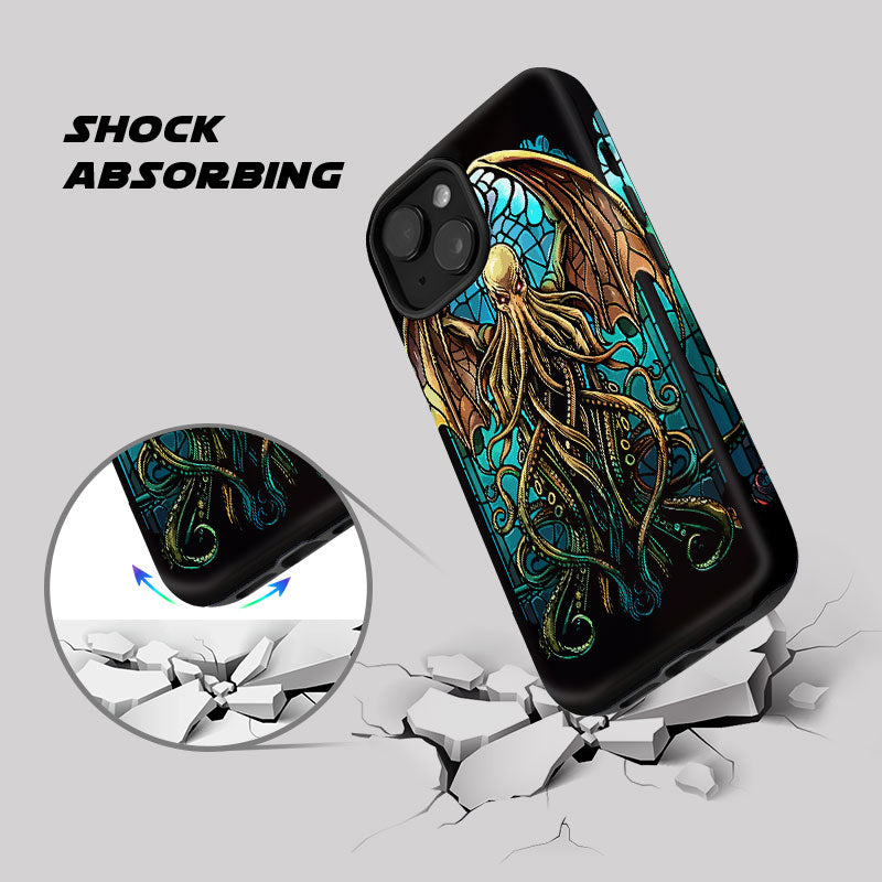 Gothic Church of Cthulhu Geek Phone Case