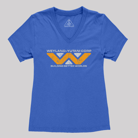 Weyland yutani Corp Women's V-Neck T-shirt