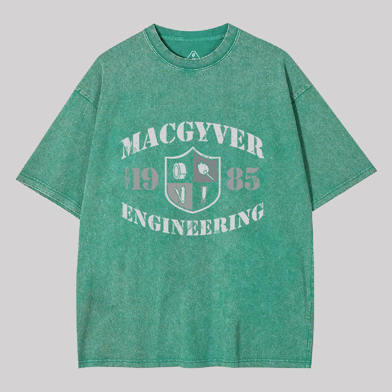 MacGyver Engineering Washed T-shirt