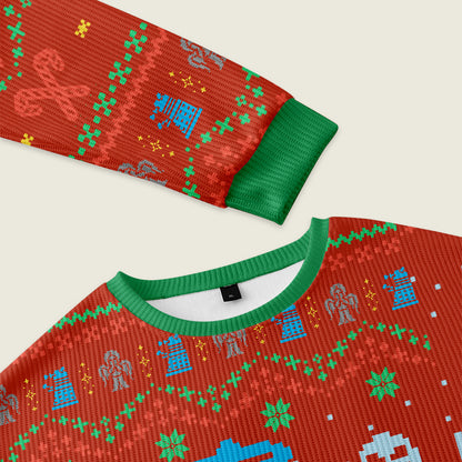 Doctor Who Red Ugly Christmas Sweater