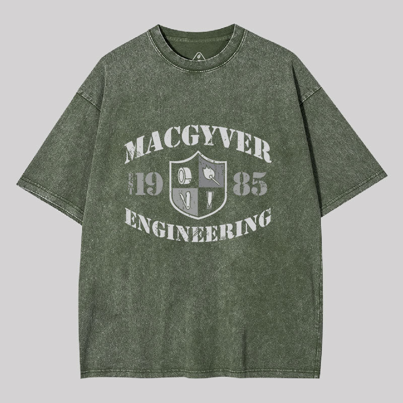 MacGyver Engineering Washed T-shirt