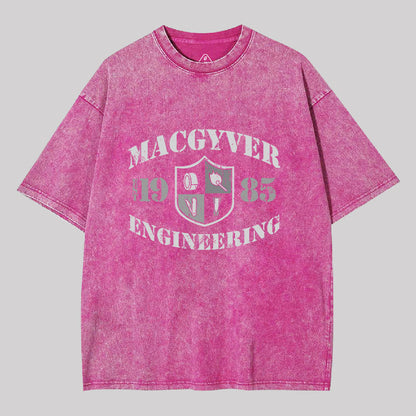 MacGyver Engineering Washed T-shirt