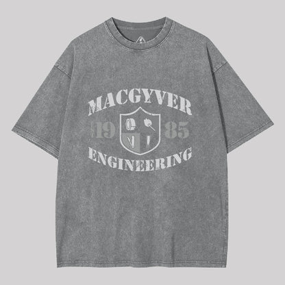 MacGyver Engineering Washed T-shirt