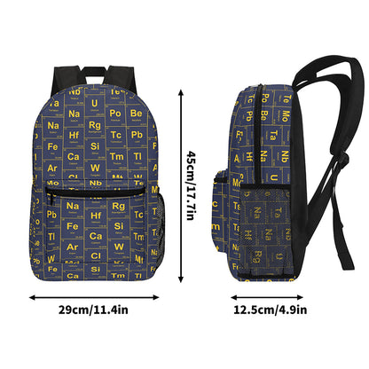 Chemical Elements Navy Geek Backpack