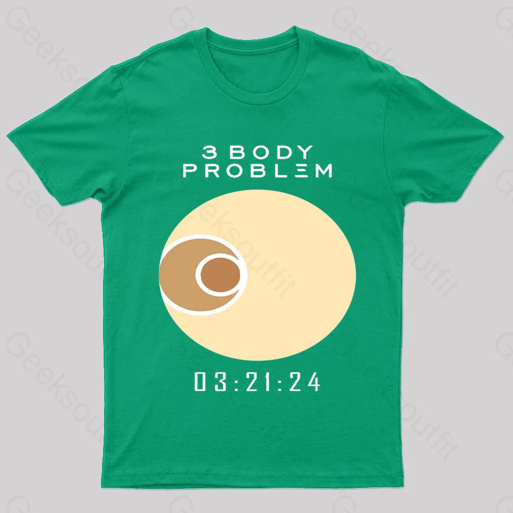 3 Body Problem Nerd T-Shirt Green / S