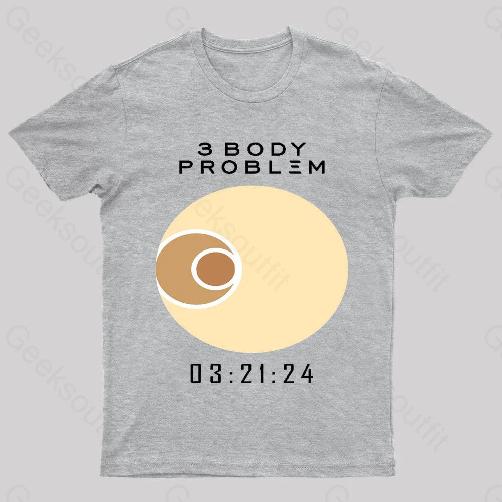 3 Body Problem Nerd T-Shirt Grey / S