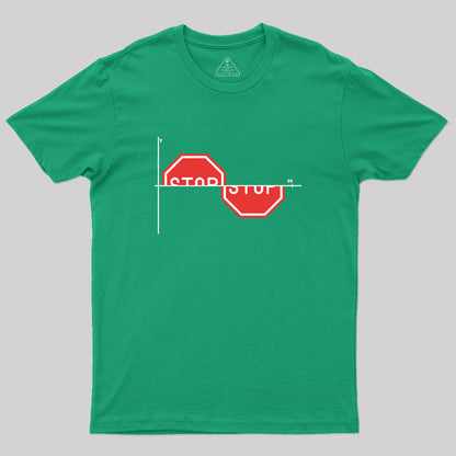 Stop Sine Geek T-Shirt