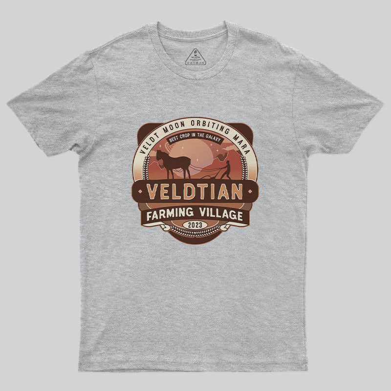 Veldtian Farming Village Emblem Geek T-Shirt