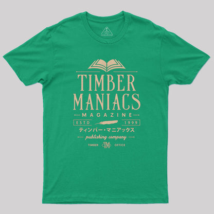 Timber Maniacs Vintage Geek T-Shirt