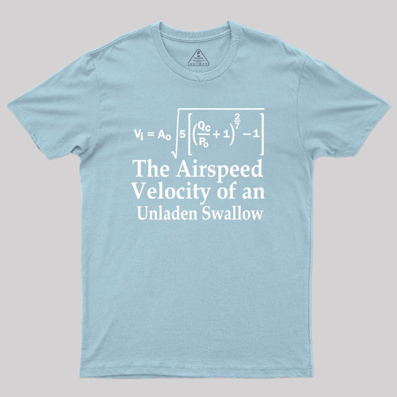 The Airspeed Velocity of an Unladen Swallow Geek T-Shirt