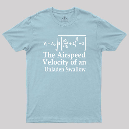 The Airspeed Velocity of an Unladen Swallow Geek T-Shirt