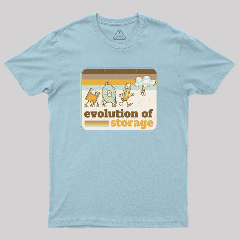 Evolution of Storage Geek T-Shirt