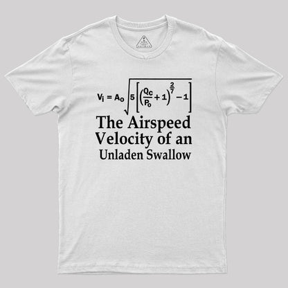 The Airspeed Velocity of an Unladen Swallow Geek T-Shirt